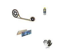 COMPATIBILE CON HONDA CBR XX Superblackbird (SC35) 1100 2005-05 KIT CATENA CORONA PIGNONE PER MOTO TRASMISSIONE DID 530ZM-X LUN 110 MAGLIE,CORONA ACCIAIO P530-Z44,PIGNONE P530-Z17 SPECIFICO