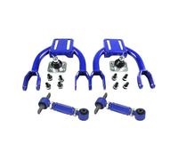 Compatibile con Honda Civic EG 92-95 Kit di campanatura anteriore superiore Braccio di controllo Sospensione auto Braccio oscillante Braccio di controllo posteriore regolabile Ricambi auto(Blue)