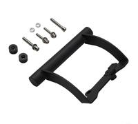 Compatibile con Honda Per Rebel Cmx1100 2021 Plus Staffa di navigazione per parabrezza Supporto per telefono Gps Supporto per telefono in lega di alluminio nera Costruzione robusta Installazione