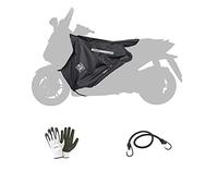 compatibile con HONDA PS I 125 2006 06 COPRIGAMBE R161-X TERMOSCUD TUCANO URBANO SPECIFICO PER SCOOTER COPERTA TERMICA IMPERMEABILE INTERNO IN ECOPELLICCIA ESTERNO IN NYLON