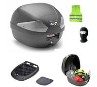 COMPATIBILE CON HONDA SH 150 BAULETTO PER MOTO SCOOTER B29NT2 VALIGIA B29 TECH 29 LITRI BAULE COMPRESO DI PIASTRA E KIT PER AGGANCIO AL PORTAPACCHI POSTERIORE