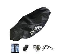 COMPATIBILE CON HONDA SH 150 i COPRISELLA TELO FELPATO IMPERMEABILE ANTIGRANDINE ANTIGRAFFIO ANTIPIOGGIA ANTIMUFFA DIEFFE TG. L 110X68CM COPERTURA PER SELLE MOTO SCOOTER UNIVERSALE