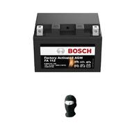 COMPATIBILE CON HONDA VT DC Black Widow 750 2001 A 2002 BATTERIA BOSCH SLA GIA' PRONTA ALL'USO TTZ14S-BS 12V 11AH BATTERIE 11A MOTO SCOOTER FAI DA TE CARICA PER IL MONTAGGIO