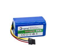 Compatibile Con Honiture, V8, Compatibile Con Xiaomi, Mi Robot Vacuum E10 E12 B11 MJSTL Mop 2 Lite, ATA Jia2 N011-4S1P Sostituisci, Batteria for Spazzatrice 14,4 V/14,8 V 3500 MAh(3200mAh)