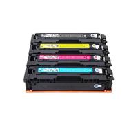 Compatibile con HP 215a 216A - Cartuccia toner 4 colori 1 set (M155a M155nw M182nw M183fw W2310A Stampante a colori W2410A Nuovo toner)(216A with chip 4pcs)