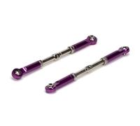 Compatibile Con HPI Per Savage Per Flux 2350 93535 1/8 RC Car Upgrade Modifica Ricambi Asta Di Spinta Regolabile In Acciaio Collegamento Auto RC(Purple)