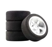 Compatibile Con HSP Per HPI 1/10 On-road RC Car 12mm Hex RC Per Auto Da Per Corsa Accessori 4 Pezzi Set Per Racing Foam Tire Wheel Rim Set RC Pneumatici Ruota