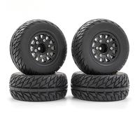 Compatibile Con HSP Per HPI Per Redcat Per Tamiya RC 1/10 Auto Per 12/14/17mm 4Pack 75mm Hex Hub RC Auto Cerchioni Pneumatici Set Rc Pneumatici(Color2)