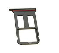 Compatibile con HUAWEI MATE 10 PRO BLA-L09 (Single Sim) ALLOGGIO SUPPORTO ADATTATORE SLOT SLITTA PORTA CARD SIM TRAY CARRELLO PORTA SCHEDA VASSOIO + MICRO SIM (NERO/BLACK)
