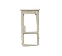 Compatibile con HUAWEI P SMART FIG-LX1 L21 / ENJOY 7S ALLOGGIO SUPPORTO ADATTATORE SLOT SLITTA CARD SCHEDA SIM TRAY CARRELLO VASSOIO PORTA NANO SIM1 +vano Memoria Micro Sd o Scheda SIM2 (GOLD)
