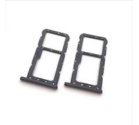 Compatibile con HUAWEI P20 Lite Adattatore Slot Porta Scheda SIM Tray Carrello Vassoio Vano Nano SIM1 + Memoria Micro SD o SIM2 (Nero)