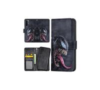 Compatibile con Huawei P30Pro - Custodia a portafoglio/Custodia Venom