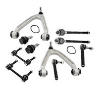 Compatibile Con Hummer Per H3 2007 2008 2009 2010 Kit Sospensione Sterzo Braccio Controllo Anteriore Tiranti Con Giunto Sferico Barra Antirollio Collegamenti kit Sospensione Anteriori