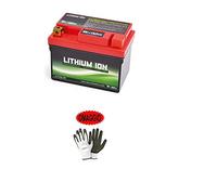 COMPATIBILE CON HUSQVARNA TE 2T 300 2019-2000 BATTERIA LITHIUM ION SKYRICH BATTERIE A LITIO SPECIFICA PER MOTO SCOOTER RICARICABILE LEGGERA 113X70X85-POS.DX
