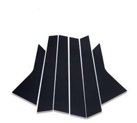 Compatibile Con Hyundai Per I30 2021 2022 2023 6 Pezzi Adesivi Per Montanti Dei Finestrini Delle Portiere Per Auto Accessori Esterni Neri adesivo colonna BC