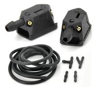 Compatibile con Hyundai per I30 per Accent per Creta per IX25 MK1 2014-2021 Auto Parabrezza Rondella Tergicristallo Getti d'Acqua Nebulizzati Ugelli Tubo Ugelli per tergicristalli(Nozzle And Hose)