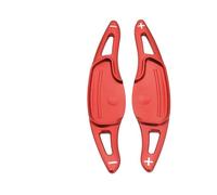 Compatibile con Hyundai per Tucson 2025 gli adesivi per l'estensione del cambio del volante dell'auto pagaia del volante(Red)