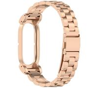 Compatibile con i cinturini Google Fitbit Air; cinturino in metallo (Rose Gold,Magnetic Milanese)