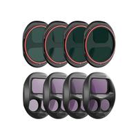 Compatibile con i filtri ND/PL da 8 pezzi DJI Mavic 4 Pro Freewell | Riduce l'abbagliamento e bilancia l'esposizione; vetro multistrato; Da ND4 a ND64+PL confezione da 8