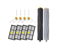 Compatibile con i kit di ricambi iRobot Roomba serie 800 860 865 866 870 871 880 885 886 890 900 960 966 980 Spazzola laterale principale Filtro Hepa Sacchetto for la polvere(Burgundy)