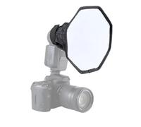 Compatibile con i lampeggiatori Nikon: softbox diffusore flash ottagonale pieghevole universale da 20 cm