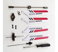 Compatibile con i modelli di elicottero RC S107G Modelli di ricambio aftermarket Bilancia delle fibbie 'albero interno(Red)