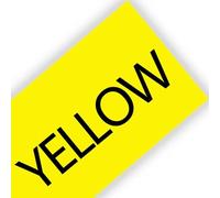 Compatibile con i modelli di stampante per etichette Fx211 Fx221 Fx231 3pk 6mm 9mm 12mm Misura universale(Black on Yellow)