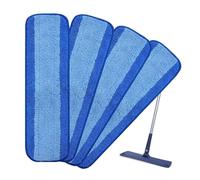 Compatibile con i panni di ricambio Bona Floor Care System, panni for mocio piatto bagnato/asciutto, strumenti for la pulizia, panno in microfibra for mocio.(4 PCS)