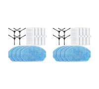 Compatibile con i pezzi di ricambio for aspirapolvere Cecotec Conga - Set di 2 spazzole laterali for mocio