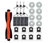 Compatibile con i robot aspirapolvere Dreame X40 Ultra / X40 Pro. Pezzi di ricambio: spazzole laterali principali, panni for mocio, filtri HEPA, sacchetti for la polvere, accessori.(Light Grey)