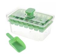 Compatibile con i vassoi del ghiaccio congelatore vassoio for cubetti coperchio che produce da 68 pezzi, facile premere for rilasciare(Green)