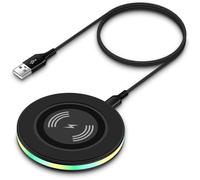 Compatibile con il caricabatterie wireless Samsung, base di ricarica rapida per Galaxy S24 Ultra, S24+, S23, S24 - Stazione di ricarica Android