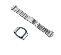 Compatibile con il cinturino Casio piccolo quadrato gmw-b5000 GM-B2100 | Bracciale da uomo con cassa in metallo massiccio e cinturino in acciaio inossidabile b5000