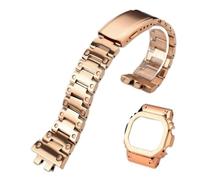 Compatibile con il cinturino Casio piccolo quadrato gmw-b5000 GM-B2100 | Bracciale da uomo con cassa in metallo massiccio e cinturino in acciaio inossidabile b5000