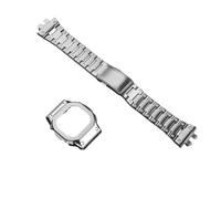 Compatibile con il cinturino Casio piccolo quadrato gmw-b5000 GM-B2100 | Bracciale da uomo con cassa in metallo massiccio e cinturino in acciaio inossidabile b5000