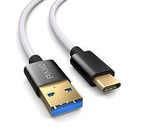 Compatibile con il controller PS5, cavo di ricarica C, cavo da 3 m compatibile con Sony Playstation 5, Microsoft Xbox Wireless Controller bianco