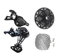 Compatibile Con Il Kit Catena Cassetta Deragliatore Shimano Deore M7100 | Set di trasmissione completo 1x12 velocità con catena, deragliatore e cassetta abbinati for aggiornamento MTB