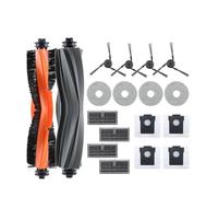Compatibile con il kit di accessori for aspirapolvere Dreame L40 Ultra / X40 Ultra / X40 Pro, spazzole laterali principali, sacchetti for la polvere, panni for mocio, parti del filtro HEPA.(Black)