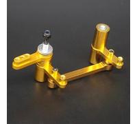 Compatibile con il kit di aggiornamento della combinazione sterzo in lega di alluminio HSP 1/10 102040 122040 (02075.02074) 102057 122057 (02025. for 94123 94111 94107 ( Color : 102057-40-set-Y )
