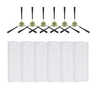 Compatibile con il kit di manutenzione for aspirapolvere robot Lefant, 6 filtri e 6 spazzole laterali for i modelli M330 e M330 Pro