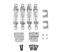 Compatibile Con Il Modello MN Per MN82 82s 82Pro LC79 Per 60mm RC Auto Parti Di Aggiornamento Modifica Pezzi Ricambio Tutti In Metallo Riempiti Olio Ammortizzatori Set RC Parti Auto(Red)