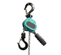 Compatibile con il paranco a leva Junda Mini, capacità da 250 kg a 750 kg con paranco a catena manuale con sollevamento da 1,5 m a 6 m(3 Meters,500KG)