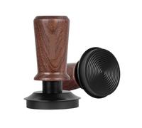 Compatibile Con Il Pressino In Legno IKAPE Coffee V3, Pressore In Noce Espresso Con Caricamento A Molla Calibrato E Rivestimento PVD In Titanio(58.5mm,Wood black)