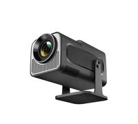 Compatibile con il proiettore HY320 4k Native 1080p Proiettori Android 390ANSI Wifi Cinema Outdoor Proiettore portatile girevole a 180° HY300 aggiornato(HY320 MINI,EU Plug)