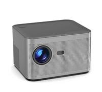 Compatibile con il proiettore HY350 Android 11 4K 1920 * 1080P Wifi6 580ANSI H713 32G Controllo vocale BT5.0 Proiettore Home Cinema(HY350-Grey,US Plug)
