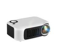 Compatibile con il proiettore portatile A2000 Home Theater Mini Cinema Smart TV Beamer Supporta la riproduzione di film HD 1080P(Black,UK)