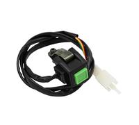 Compatibile con il pulsante universale dell'interruttore di avvio dell'accensione dell'interruttore universale Kawasaki Yamaha Honda Suzuki Street Bike(Green)