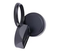 Compatibile con il set di cappe in metallo nero Fujifilm X100V X100VI | Convertitore da 49 mm + paraluce quadrato blocca il chiarore for i ritratti di strada(Blue)