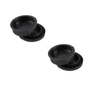 Compatibile con il set di cappucci con attacco F Nikon | D7500 D7200 D7100, AI AF AF-S, plastica ABS, chiusura a rotazione, vestibilità DSLR