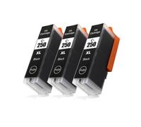 Compatibile con il set di cartucce d'inchiostro Canon PGI-250 CLI-251 for stampanti PIXMA MG6320, MG7120, MG7520, IP8720, IP7220, MX722, MX922, IX6820, MG5420, MG5422(PGI250 3BK)